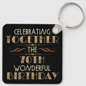 Porte-clés fête le 70e anniversaire (Dos)