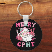 Porte-clés Fêtes Joyeuses Cpht Noël Certifié Pharmacy Tec (Recto)