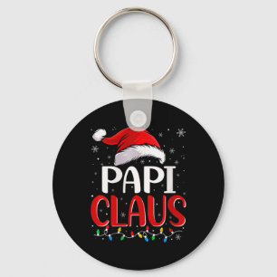 Porte-clés Fêtes Papi Claus Feux de Noël