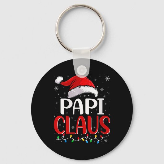 Porte-clés Fêtes Papi Claus Feux de Noël (Recto)