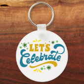 Porte-clés Fêtons | Festive Fête Design (Recto)