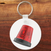 Porte-clés Feu clignotant rouge d'alarme (Recto)