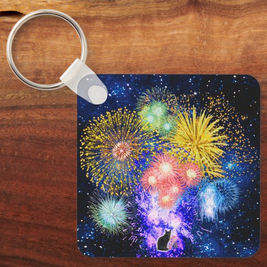 Porte-clés Feu d'artifice (Recto)