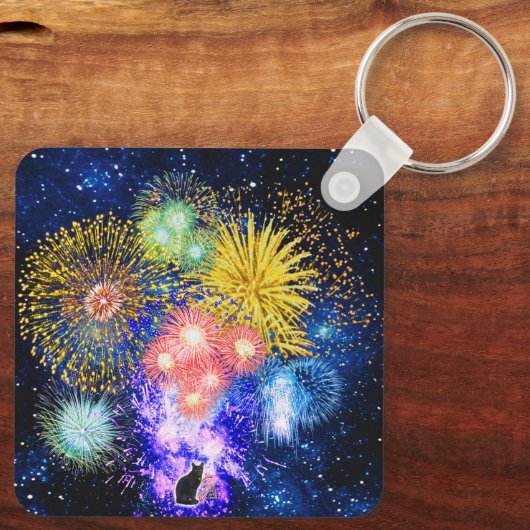 Porte-clés Feu d'artifice (Verso)
