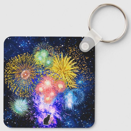 Porte-clés Feu d'artifice (Dos)
