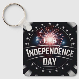 Porte-clés Feu d'artifice "US Independence Day" et Stages per