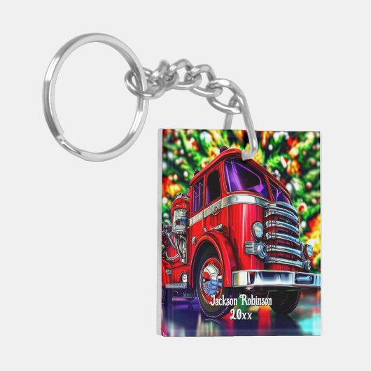 Porte-clés Feu de Noël (Devant gauche)