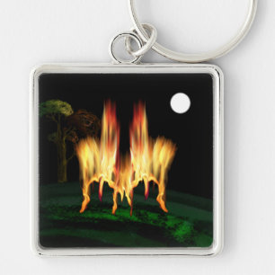 Porte-clés Feu d'incendie