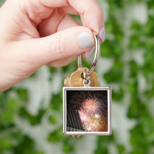 Porte-clés Feu explosé (main)