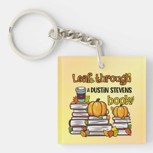 Porte-clés Feuille À Travers Un Livre De Dustin Stevens