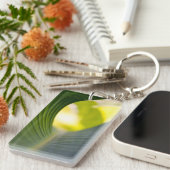 Porte-clés feuille de bananier vert (Devant droit)