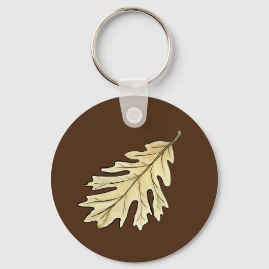 Porte-clés Feuille de chêne (Verso)