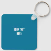 Porte-clés Feuille de curling Pierre de curling (Dos)