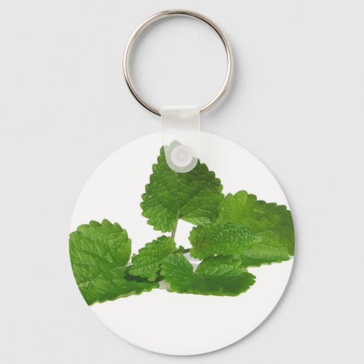 Porte-clés Feuille de menthe (Recto)