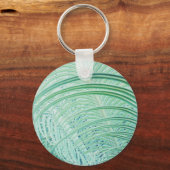 Porte-clés Feuille de palmier de plante verte douce (Recto)