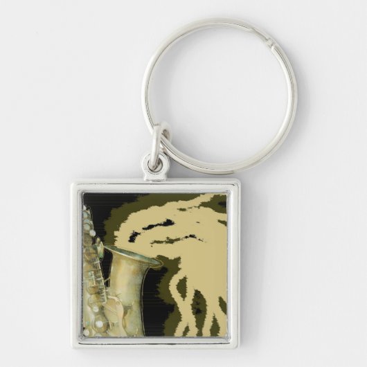 Porte-clés Feuille de son, porte - clé (Devant)