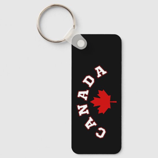 Porte-clés Feuille d'érable du Canada (Recto)