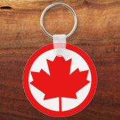 Porte-clés Feuille d'érable du Canada (Recto)