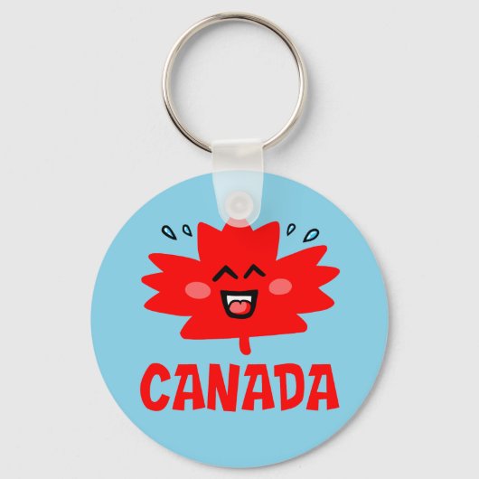 Porte-clés Feuille d'érable du Canada (Recto)