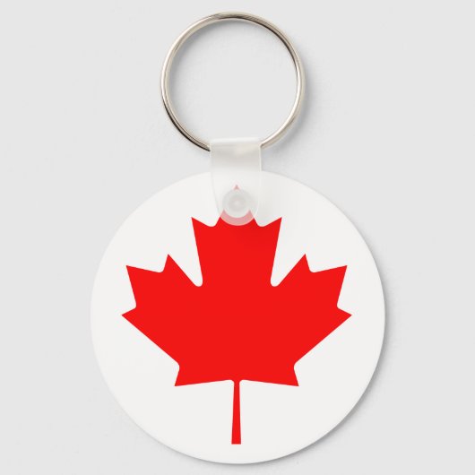 Porte-clés Feuille d'érable du Canada (Recto)