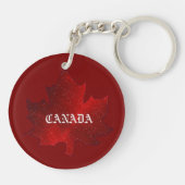 Porte-clés feuille d'érable du canada (Dos)
