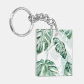 Porte-clés Feuille fractionnée de palme tropicale (Devant gauche)