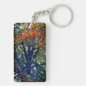 Porte-clés Feuille orange (Dos)