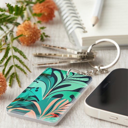 Porte-clés feuilles (Devant droit)