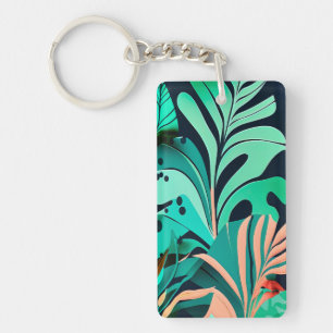 Porte-clés feuilles