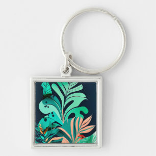 Porte-clés feuilles