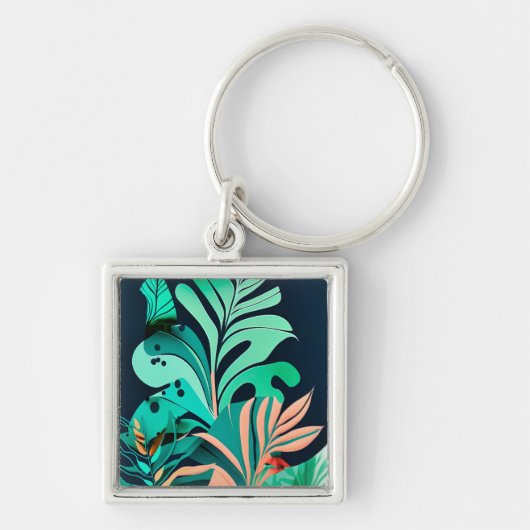 Porte-clés feuilles (Devant)