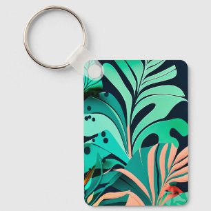 Porte-clés feuilles