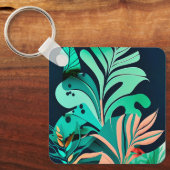 Porte-clés feuilles (Recto)