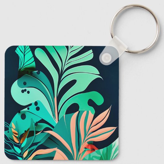 Porte-clés feuilles (Dos)