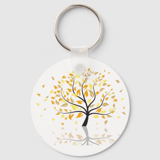 Porte-clés Feuilles Appartenant À Un Arbre (Recto)