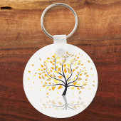 Porte-clés Feuilles Appartenant À Un Arbre