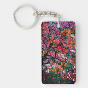 Porte-clés Feuilles brillants