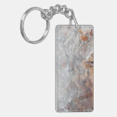 Porte-clés Feuilles Dans La Glace (Or) (Devant gauche)