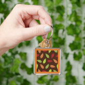 PORTE-CLÉS FEUILLES D'AUTOMNE (main)