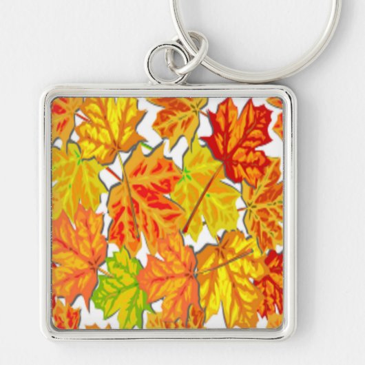 PORTE-CLÉS FEUILLES D'AUTOMNE (Devant)