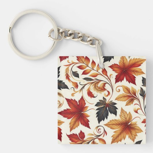 Porte-clés Feuilles d'Automne (Devant)