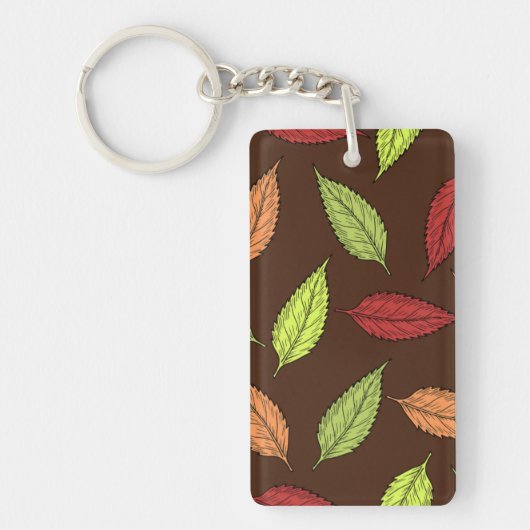 PORTE-CLÉS FEUILLES D'AUTOMNE (Devant)