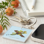 Porte-clés Feuilles d'automne de Pine Marten (Devant Droit)