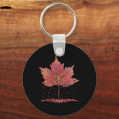 Porte-clés Feuilles d'automne Graphic Tee - automne populaire (Recto)