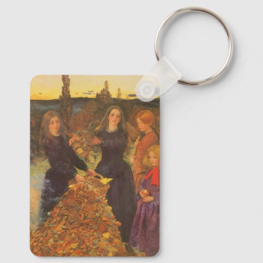 Porte-clés Feuilles d'automne par Sir John Everett Millais (Verso)