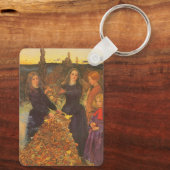 Porte-clés Feuilles d'automne par Sir John Everett Millais (Verso)