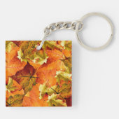 Porte-clés Feuilles d'automne tombées (Dos)