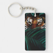 Porte-clés Feuilles de la jungle verte de Tiger (Devant)