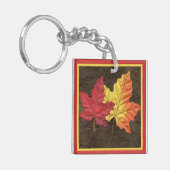 Porte-clés Feuilles de l'érable à l'automne (Devant gauche)