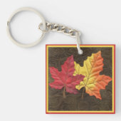 Porte-clés Feuilles de l'érable à l'automne (Devant)